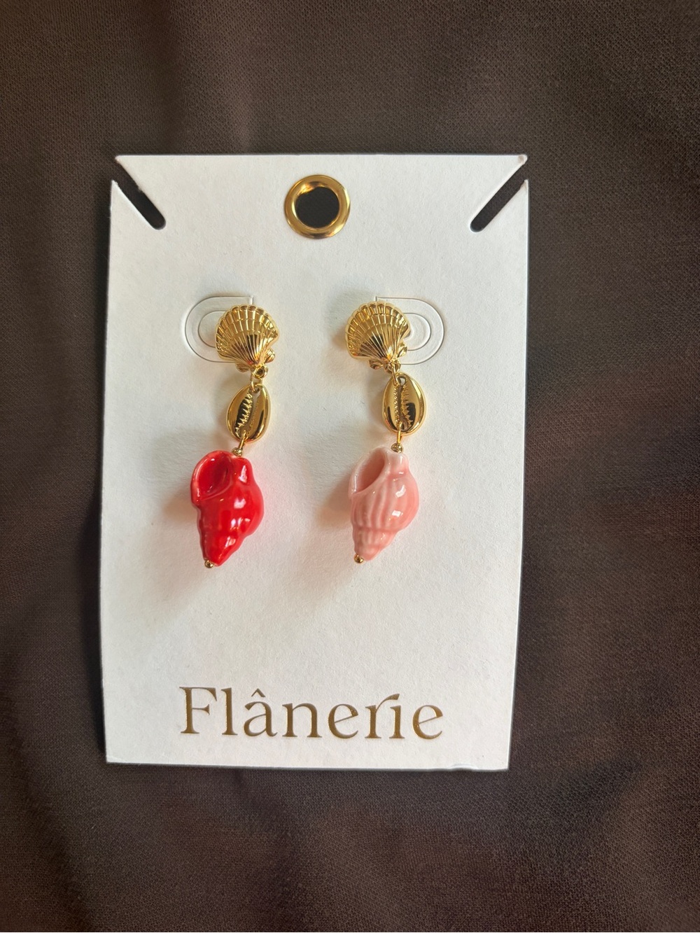 Seashell earrings